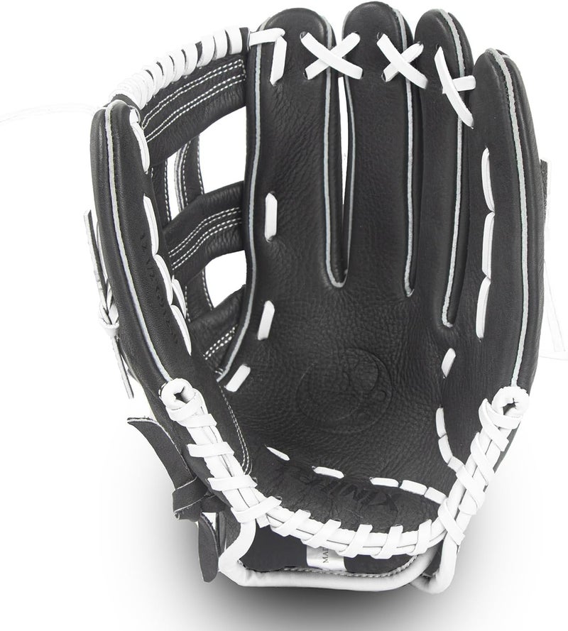 PHINIX Adult All Leather Baseball Slow-Pitch Softball Glove 12.5" - Image 3